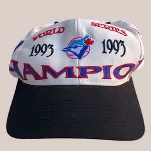 Vintage Logo 7 Toronto Blue Jays World Series Hat